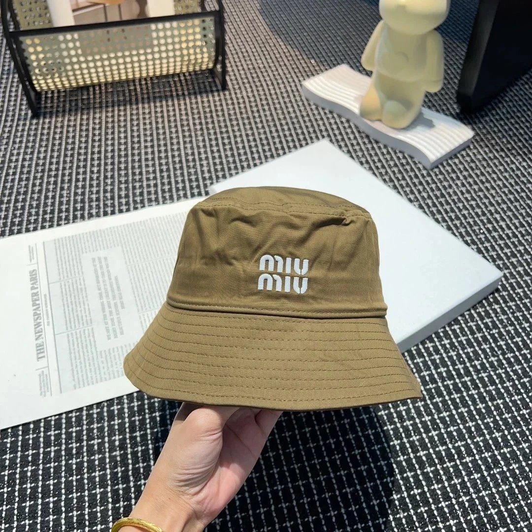 Prada Logo-Embellished Distressed White Bucket Hat - 10