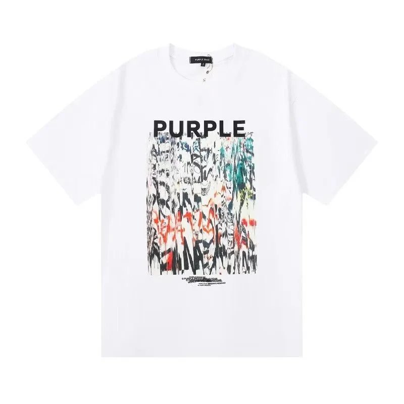 Purple Brand T-Shirts Logo Print — BB-34