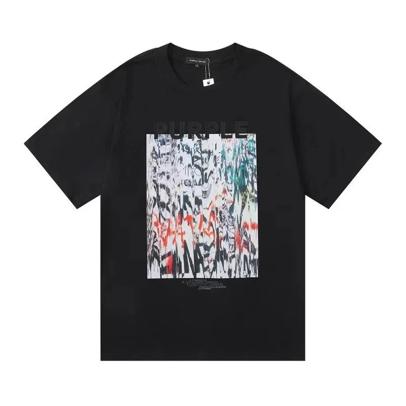 Purple Brand T-Shirts Logo Print — BB-33