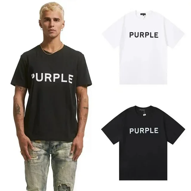 Purple Brand T-Shirts Logo Print product detail image 6