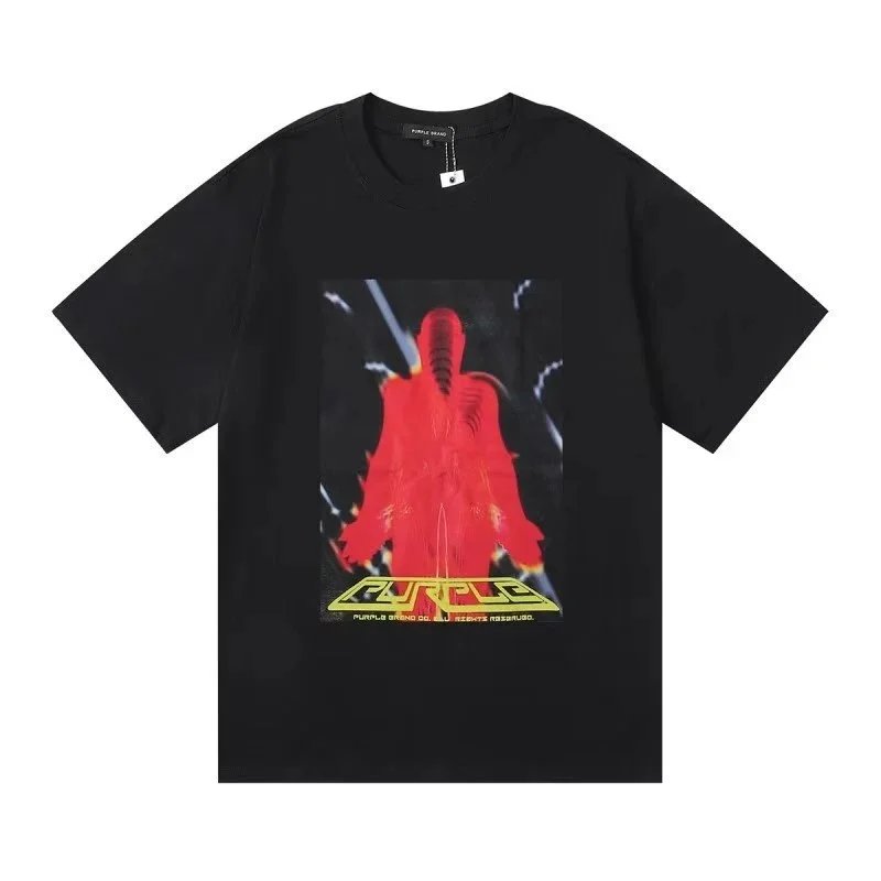 Purple Brand T-Shirts Logo Print — BB-11