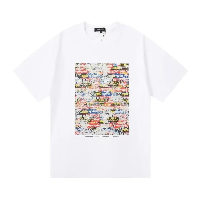 Purple Brand T-Shirts Logo Print — BB-32