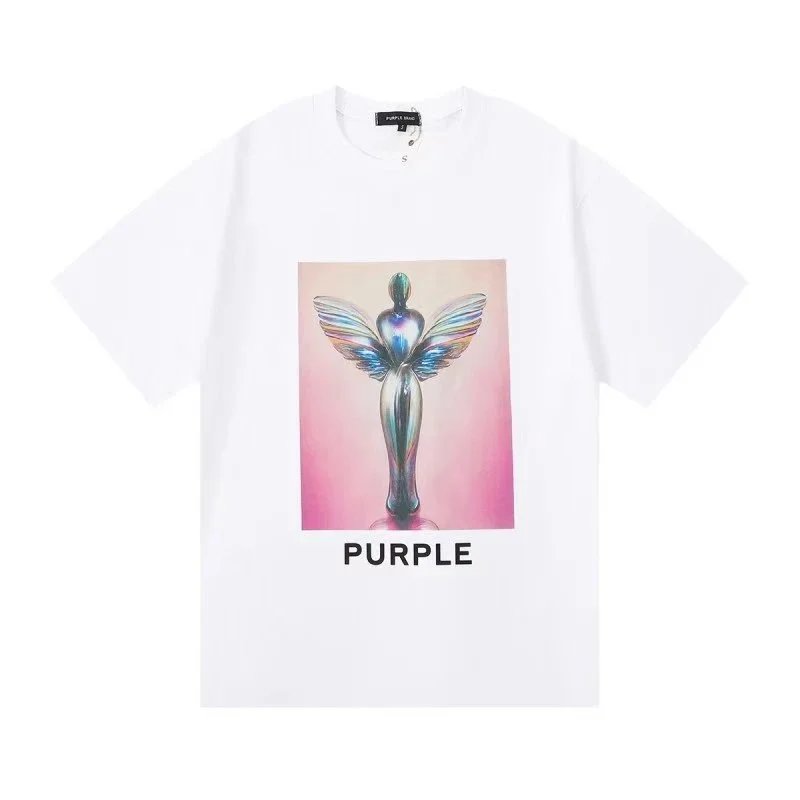 Purple Brand T-Shirts Logo Print — BB-38