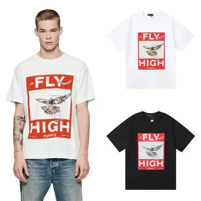 Purple Brand T-Shirts Logo Print product detail image 10