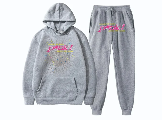 Unbranded Tracksuits Spiderweb Graphic Hoodie and Joggers Set product detail image 24