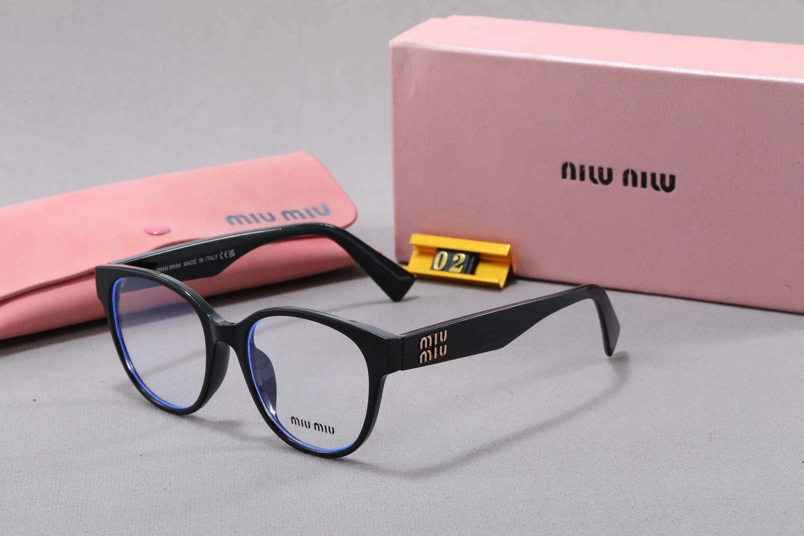 Miu Miu Cat-Eye Acetate Sunglasses Brown - 7