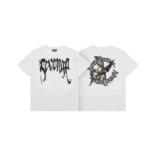 Revenge Revenge Graphic Print White T-Shirt - 1