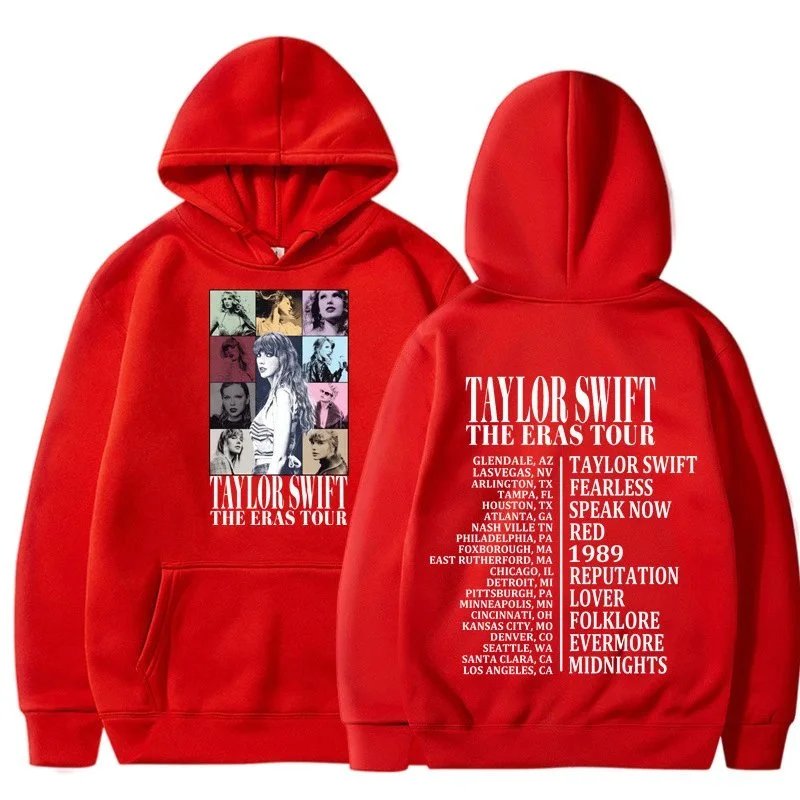 Design Taylor Swift The Eras Tour Black Hoodie - 10