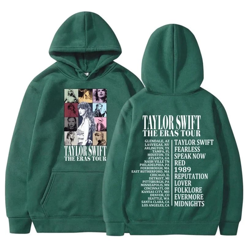 Design Taylor Swift The Eras Tour Black Hoodie - 22