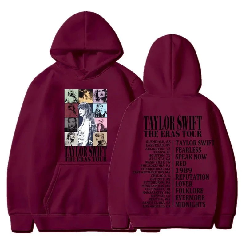 Design Taylor Swift The Eras Tour Black Hoodie - 15