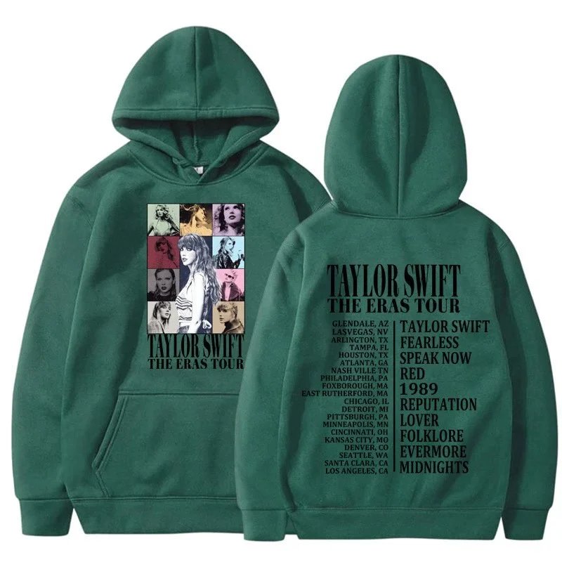 Design Taylor Swift The Eras Tour Black Hoodie - 23