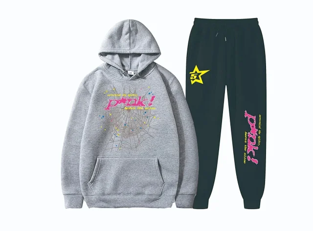 Unbranded Tracksuits Spiderweb Graphic Hoodie and Joggers Set product detail image 23
