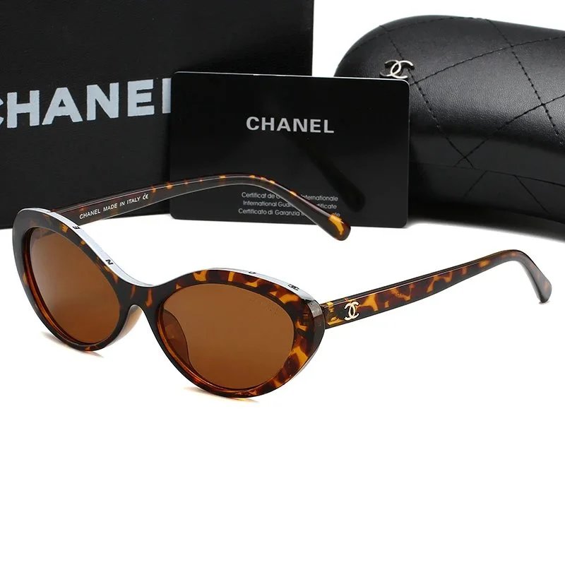 Chanel Shield Sunglasses Black and White Sunglasses - 8