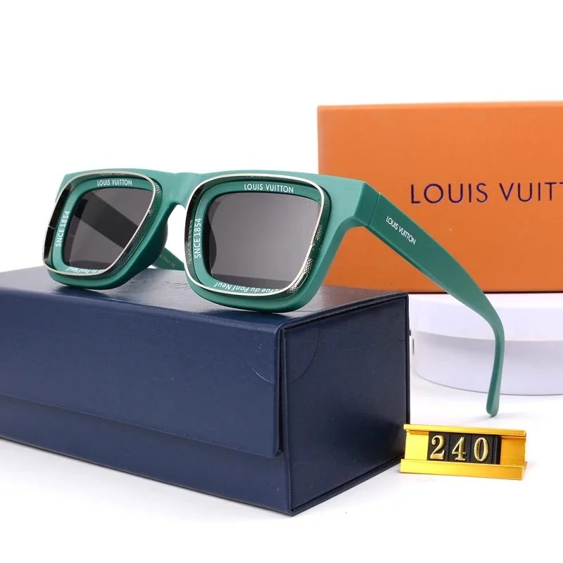 Design Oversized Square Frame Gradient Gray Sunglasses - 8