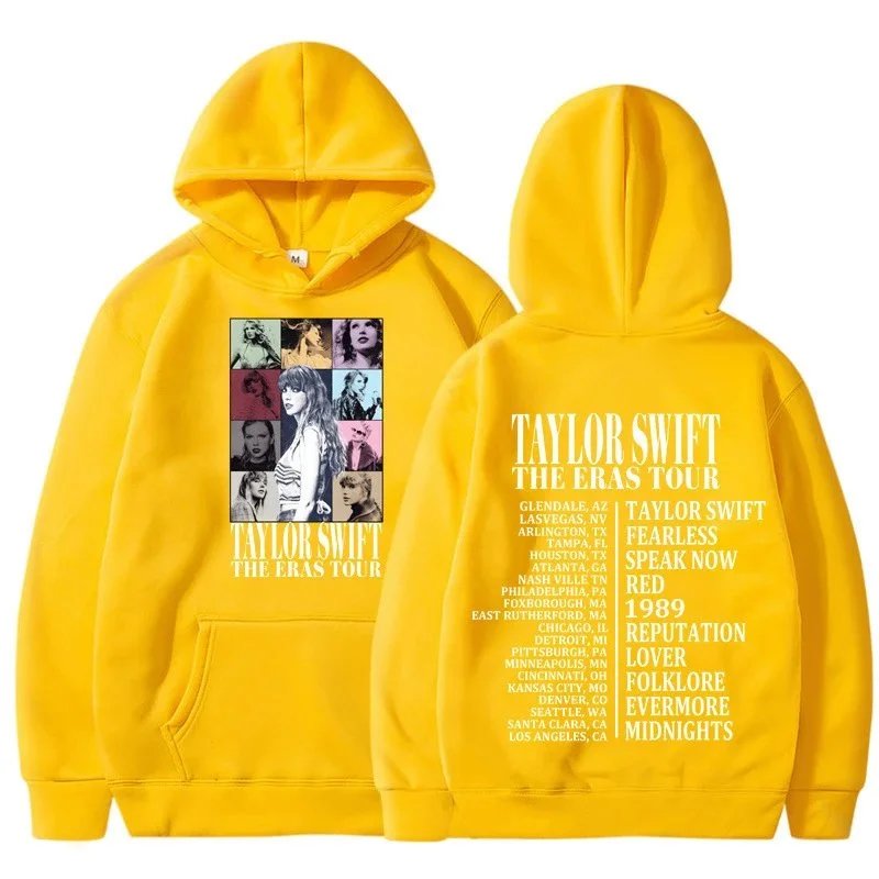 Design Taylor Swift The Eras Tour Black Hoodie - 12