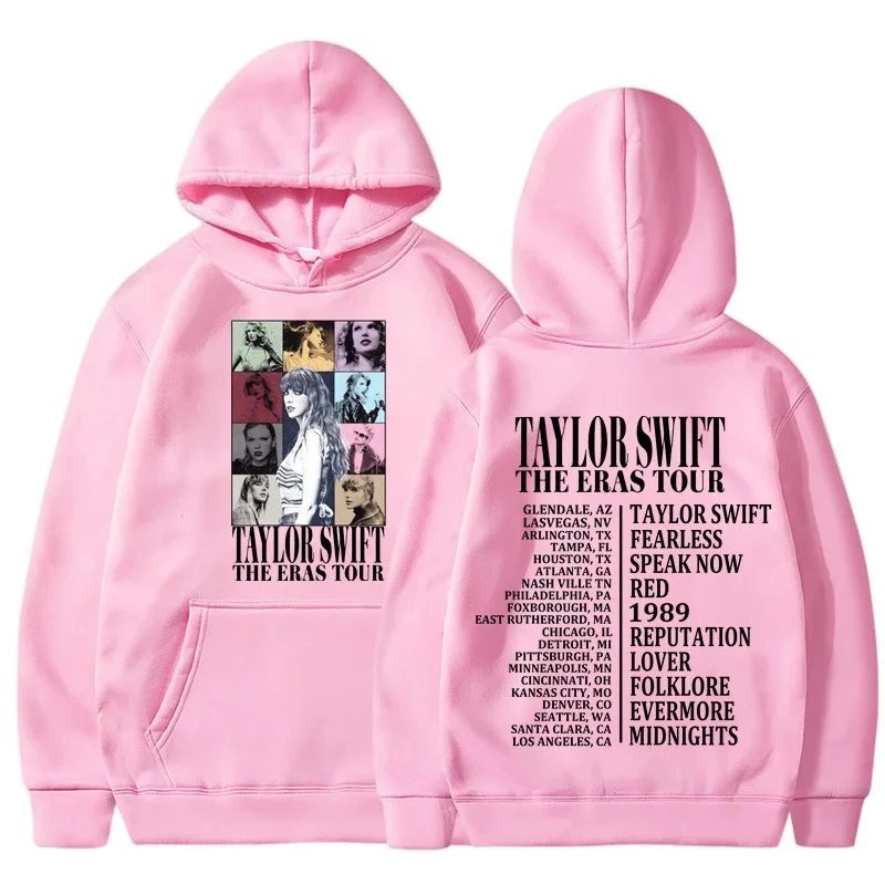 Design Taylor Swift The Eras Tour Black Hoodie - 9