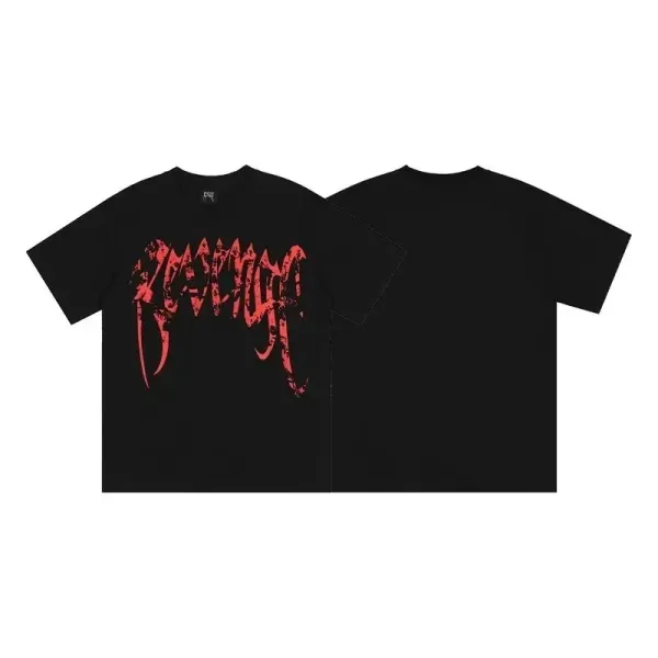 Revenge Revenge Logo Black T-Shirt - 1