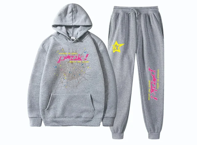 Unbranded Tracksuits Spiderweb Graphic Hoodie and Joggers Set product detail image 25