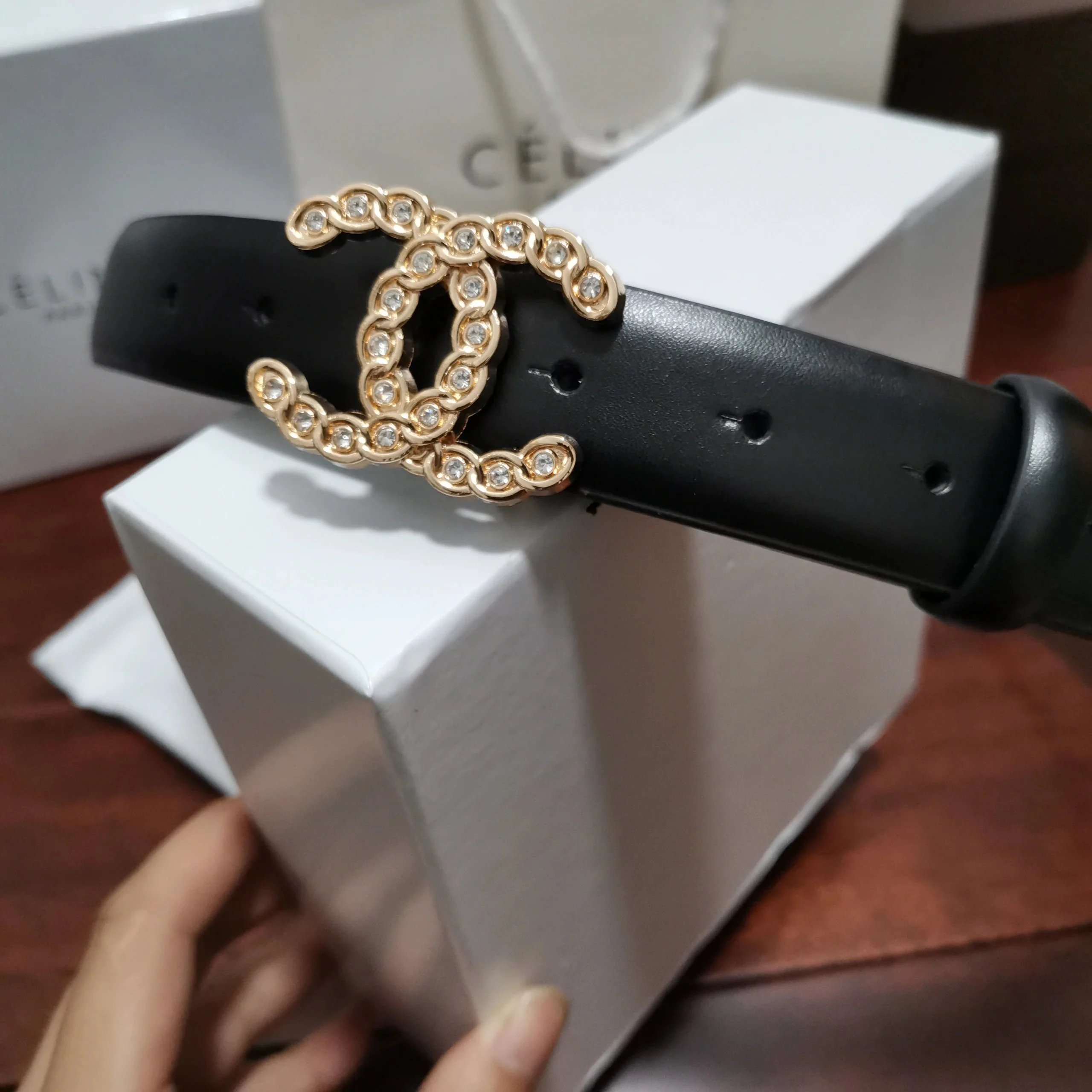 Versace Medusa Head Buckle Leather Belt Black - 6