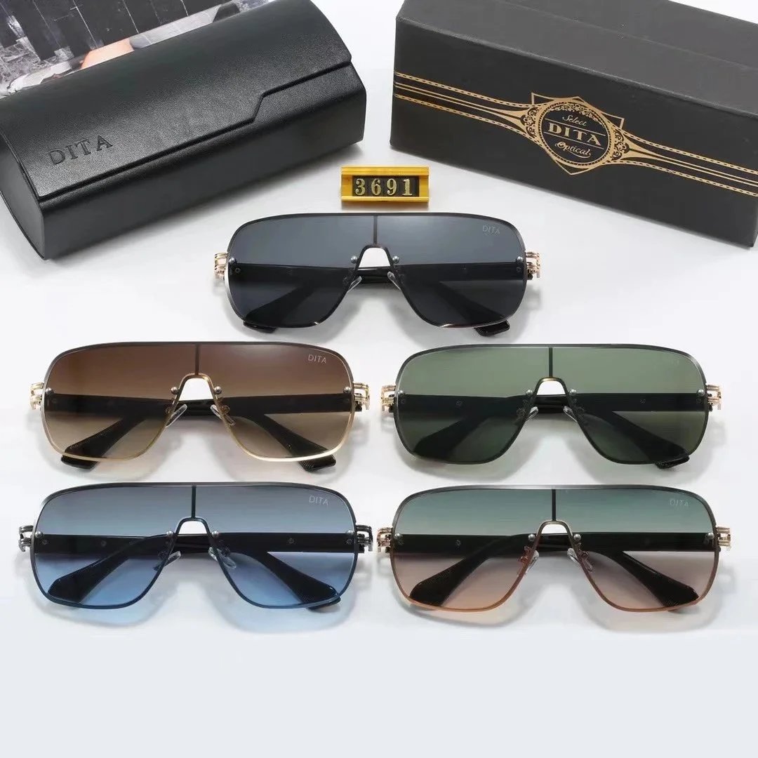 DITA 7391 Black Gradient Aviator Sunglasses - 2
