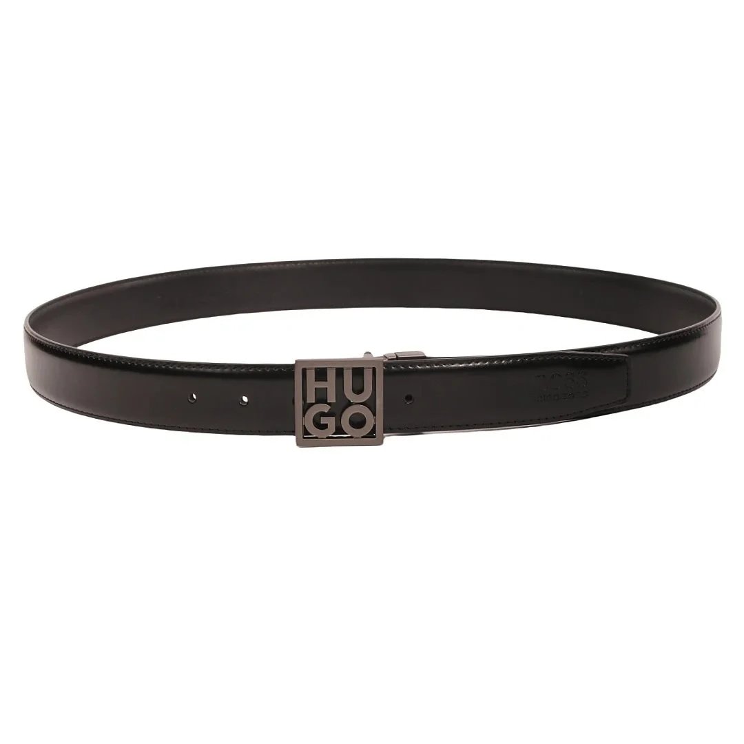 Off-White Arrow Buckle Leather Belt Black - 9