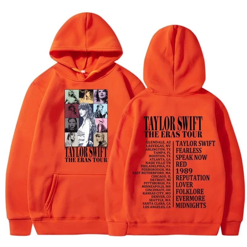 Design Taylor Swift The Eras Tour Black Hoodie - 17