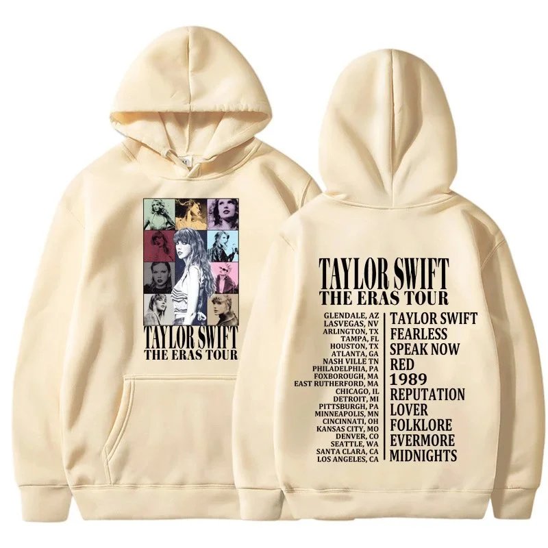 Design Taylor Swift The Eras Tour Black Hoodie - 19
