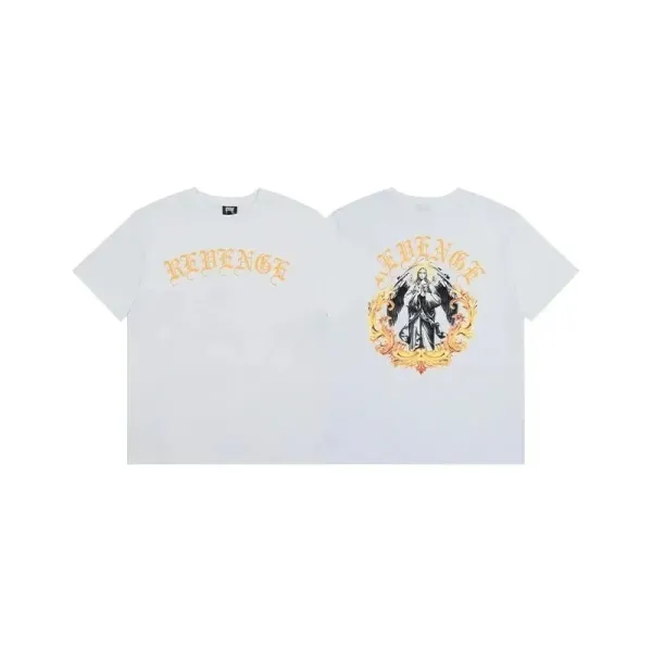 Revenge Revenge Graphic Print White T-Shirt - 1