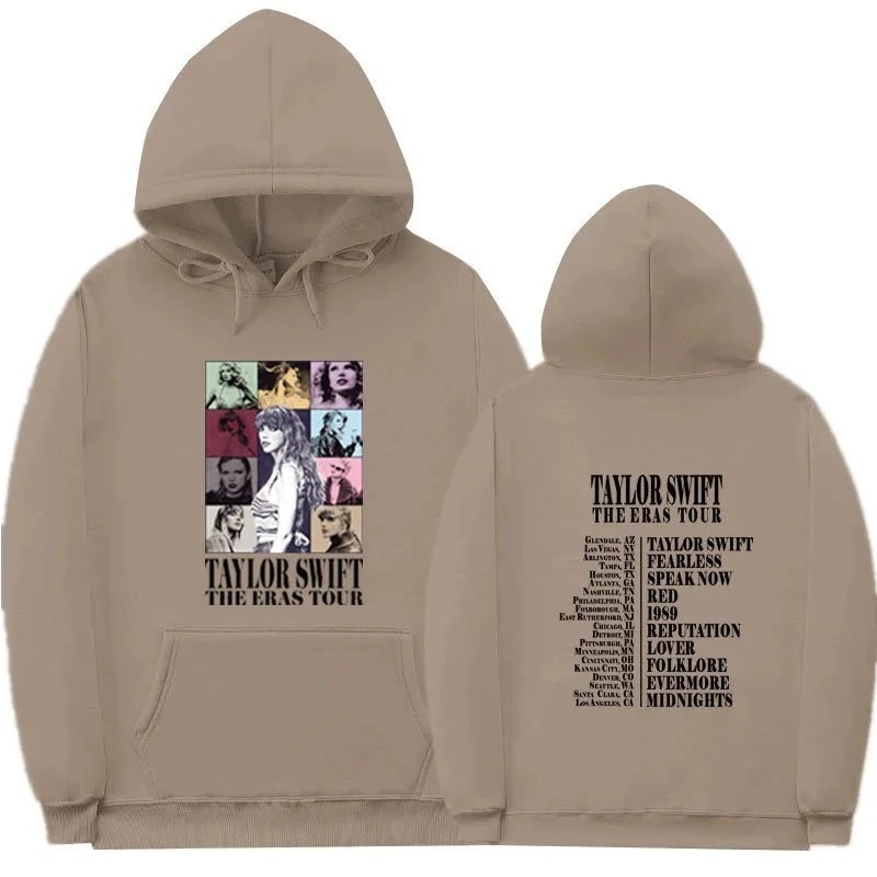 Design Taylor Swift The Eras Tour Black Hoodie - 34