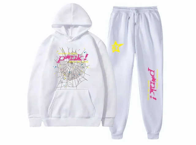Unbranded Tracksuits Spiderweb Graphic Hoodie and Joggers Set product detail image 5