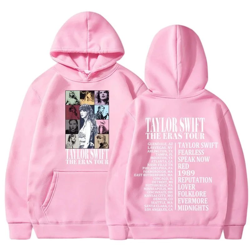 Design Taylor Swift The Eras Tour Black Hoodie - 8