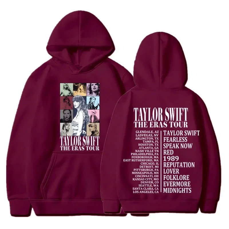 Design Taylor Swift The Eras Tour Black Hoodie - 14