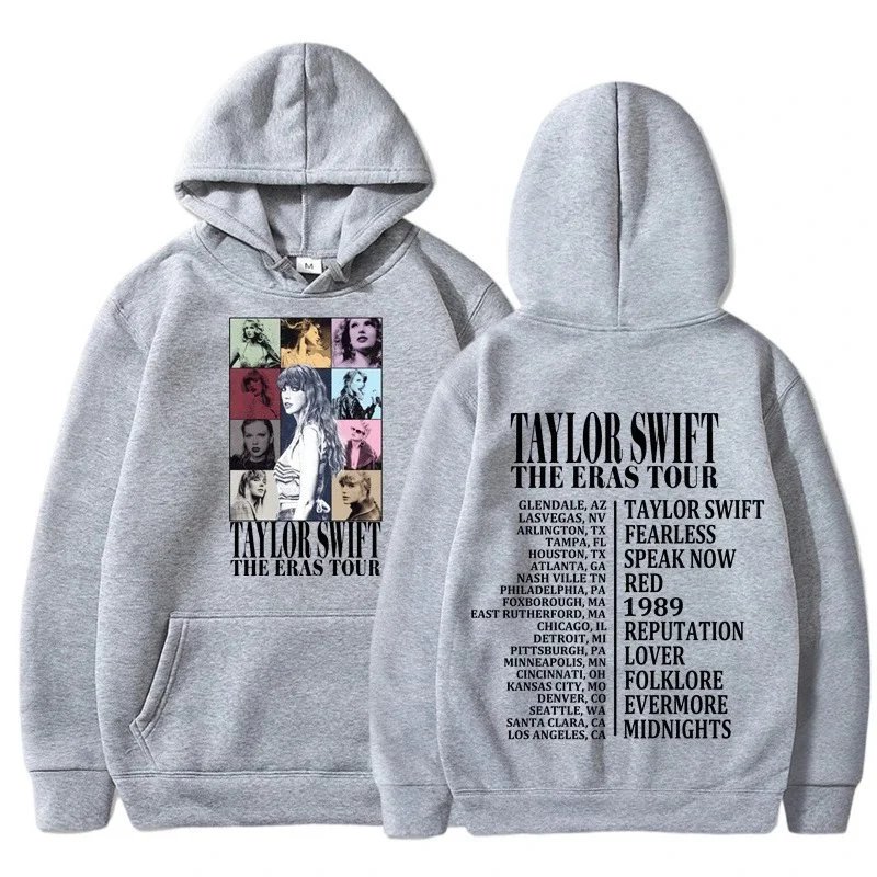 Design Taylor Swift The Eras Tour Black Hoodie - 25