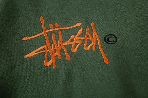 Stussy Logo Hoodie Black - 8