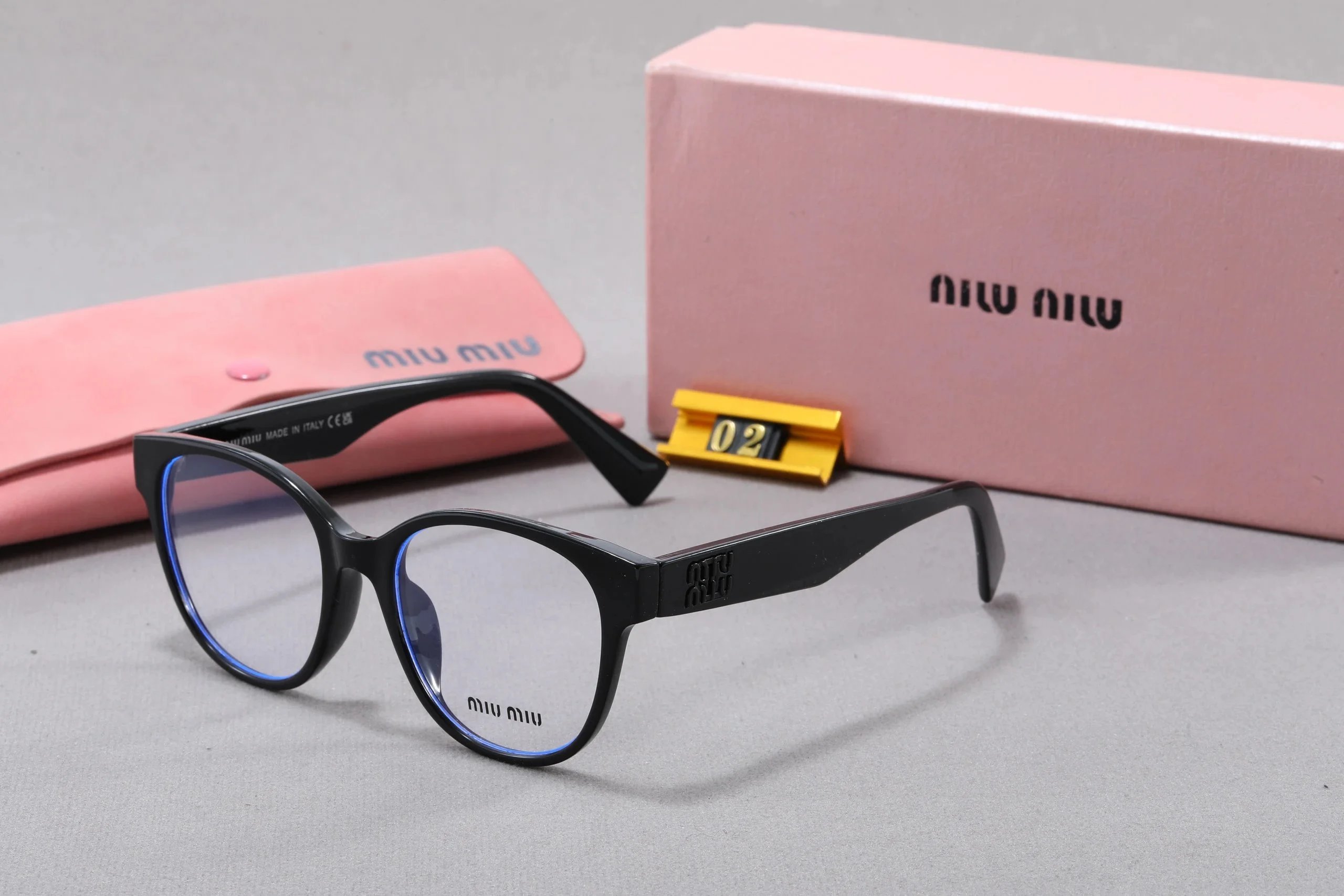 Miu Miu Cat-Eye Acetate Sunglasses Brown - 8