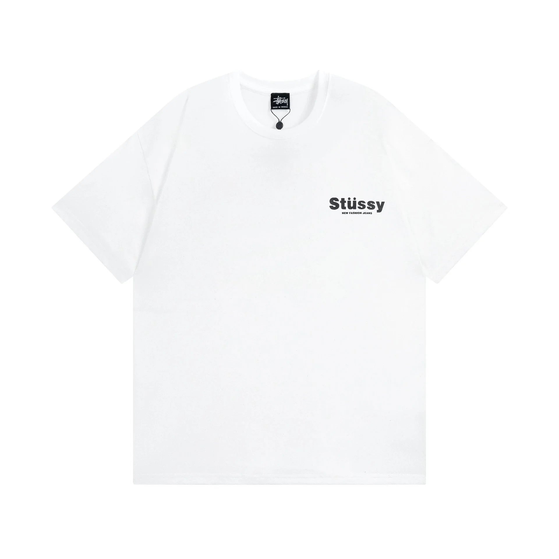 Stussy Logo Tee White T-Shirt - 16