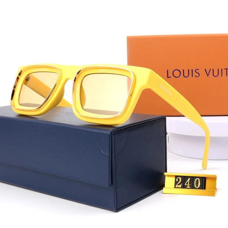 Design Oversized Square Frame Gradient Gray Sunglasses - 9