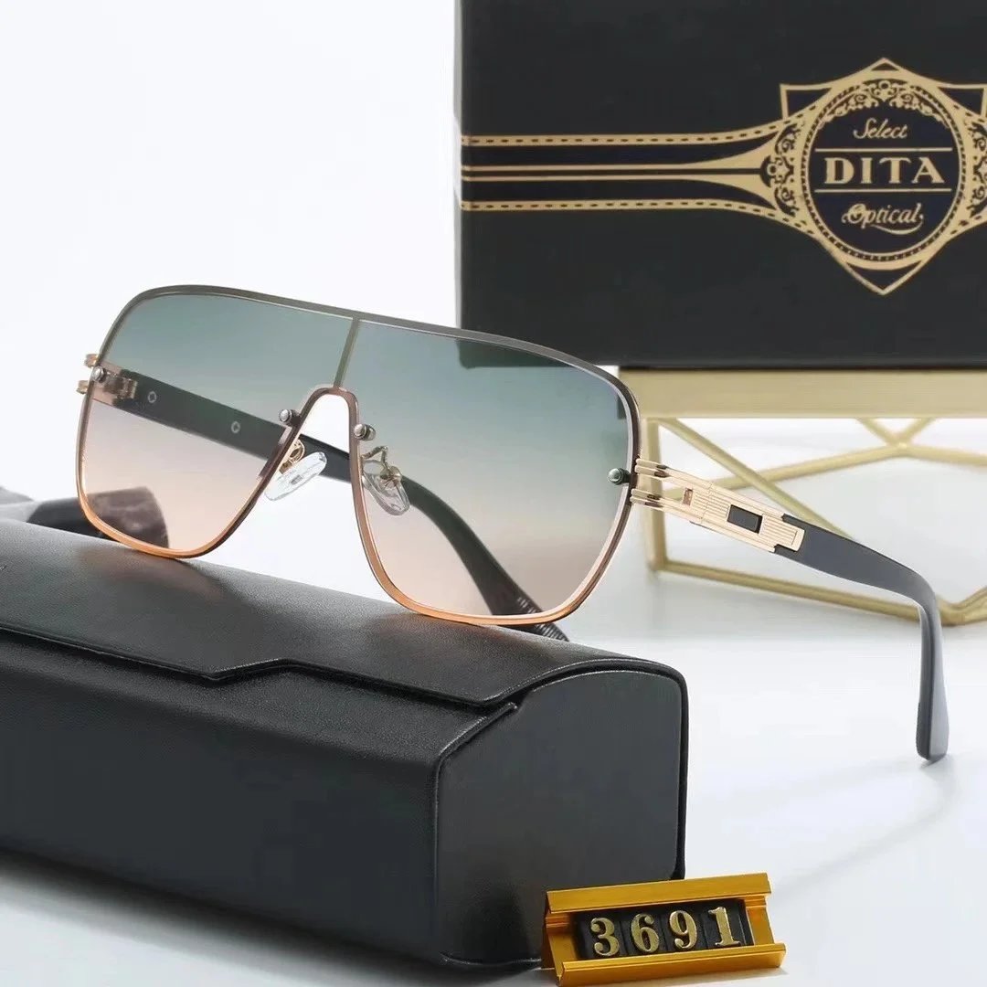 DITA 7391 Black Gradient Aviator Sunglasses - 9