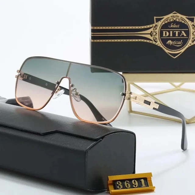 DITA Eyewear 2273 square metal-frame sunglasses product detail image 8