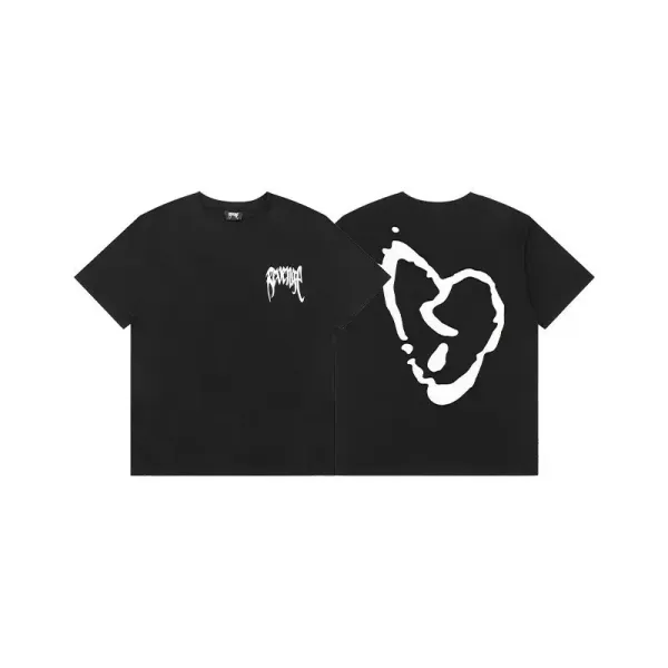 Design Vengeance Graphic Print Black T-Shirt - 1
