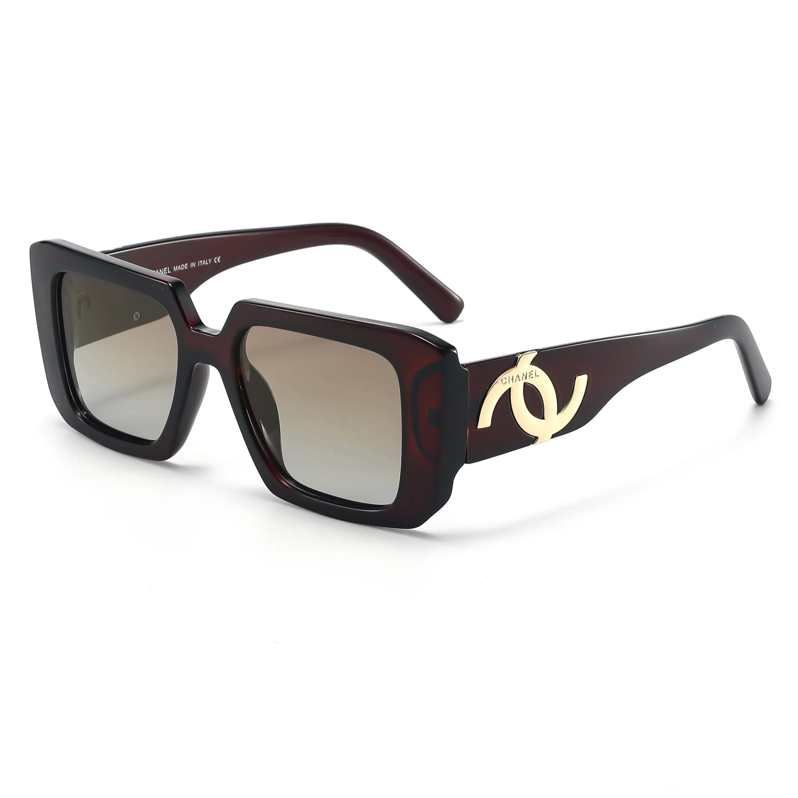 Chanel Oversized Cat-Eye Tortoiseshell Sunglasses - 9