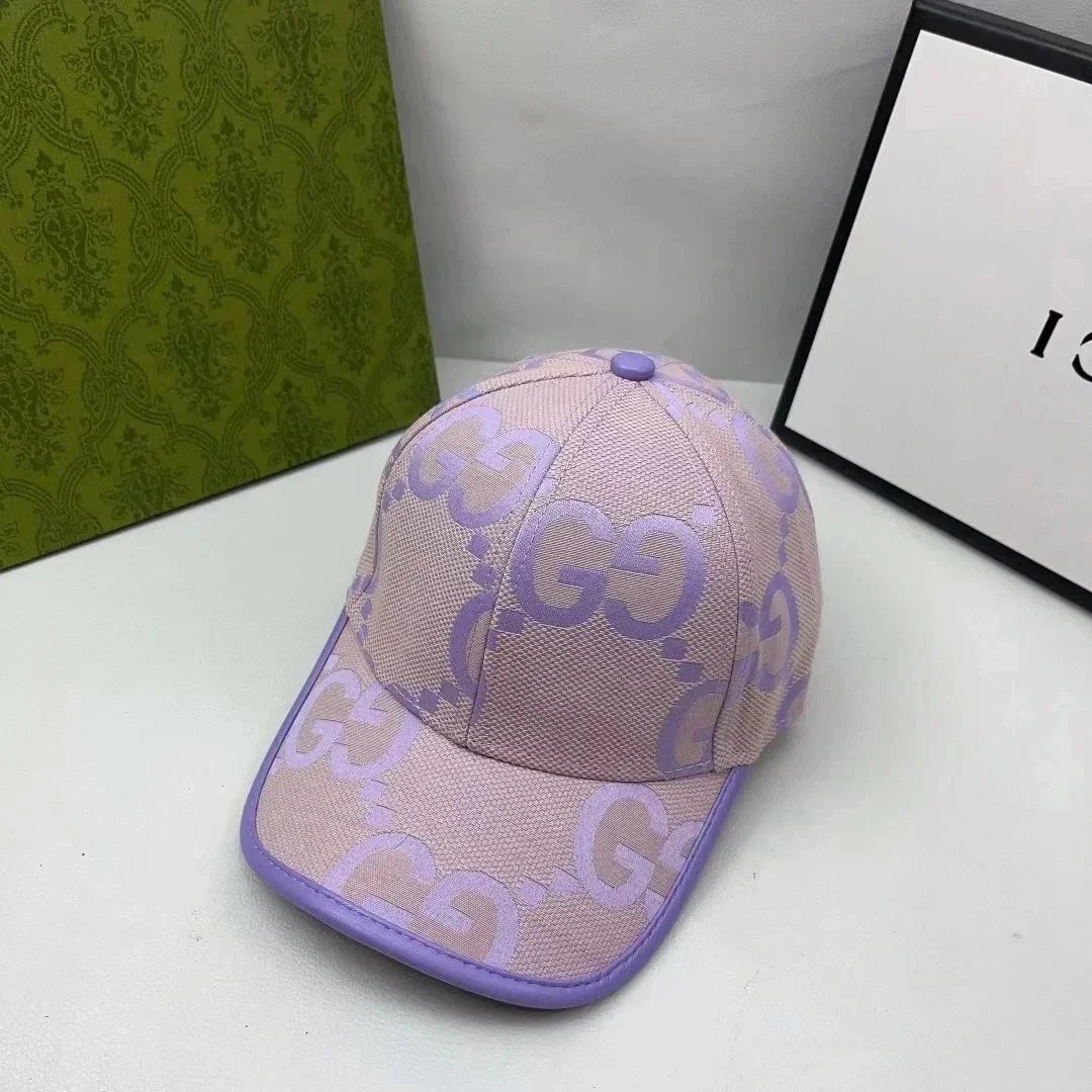 Gucci Gucci GG Monogram Baseball Cap in Lilac Purple