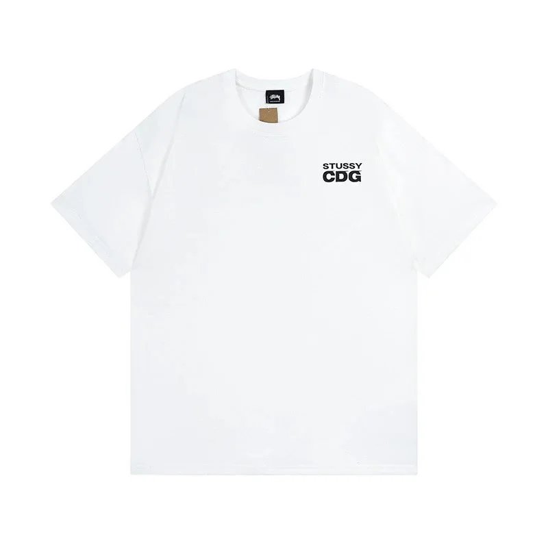 Stussy Logo Tee White T-Shirt - 30