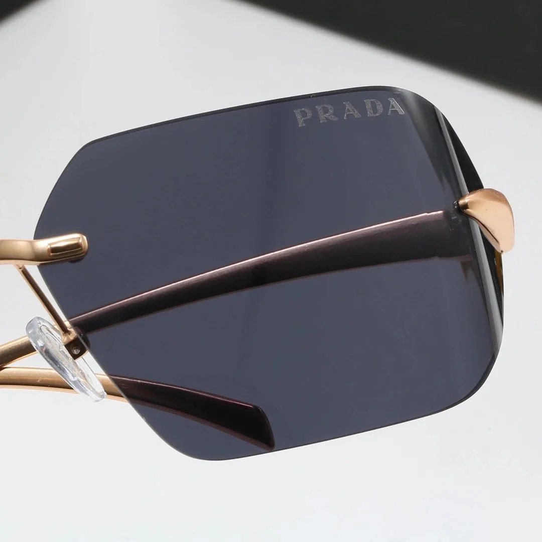 Prada Aviator-Style Gradient Purple Sunglasses - 4