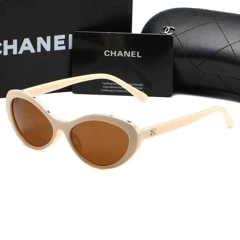 Chanel Shield Sunglasses Black and White Sunglasses - 7