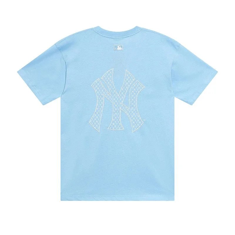 MLB New York Yankees All-Over Logo Black T-Shirt - 11