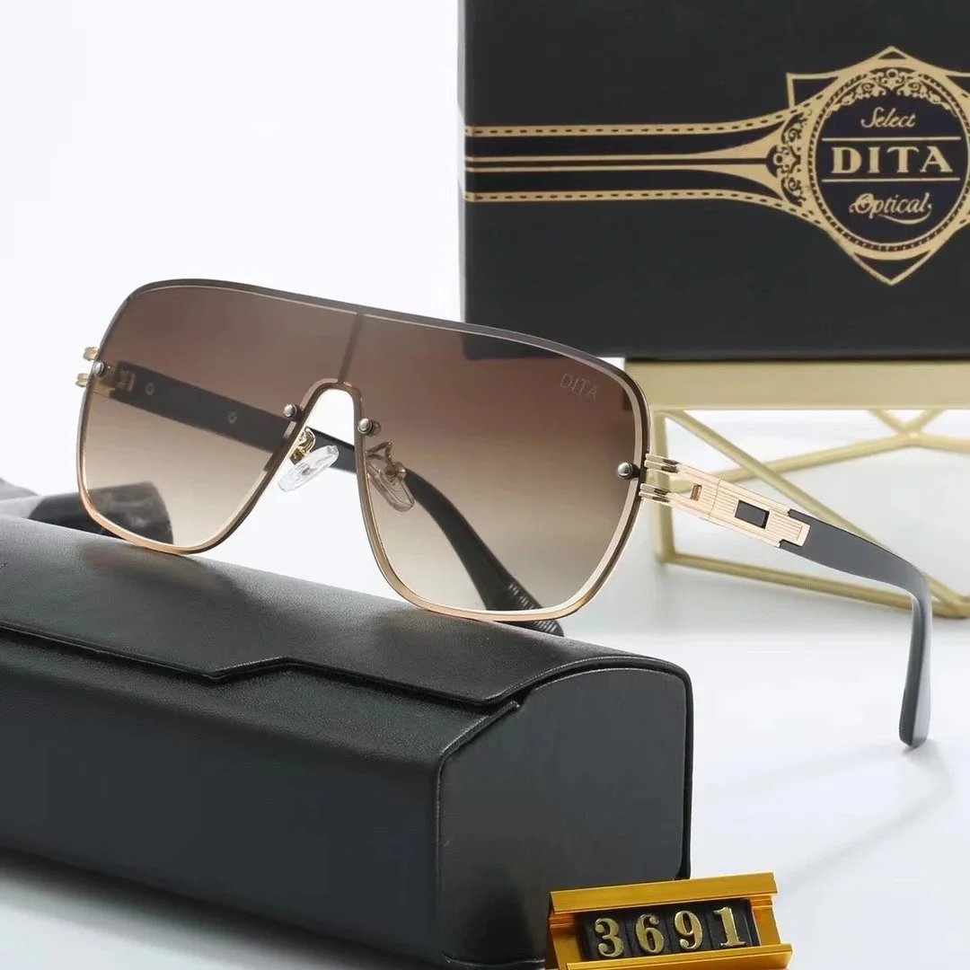 DITA 7391 Black Gradient Aviator Sunglasses - 8