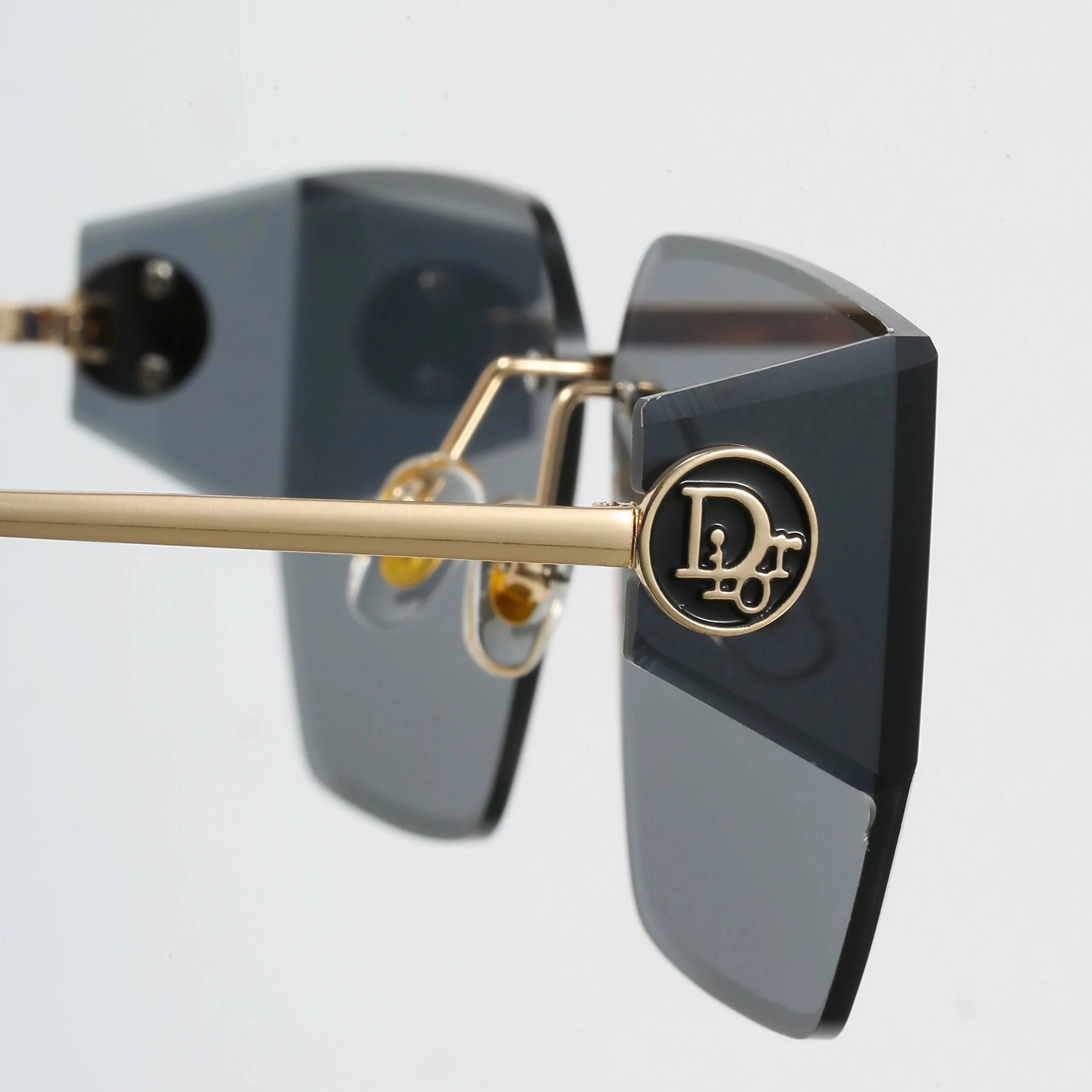 Dior CD Icon Rimless Sunglasses Purple Gradient - 3
