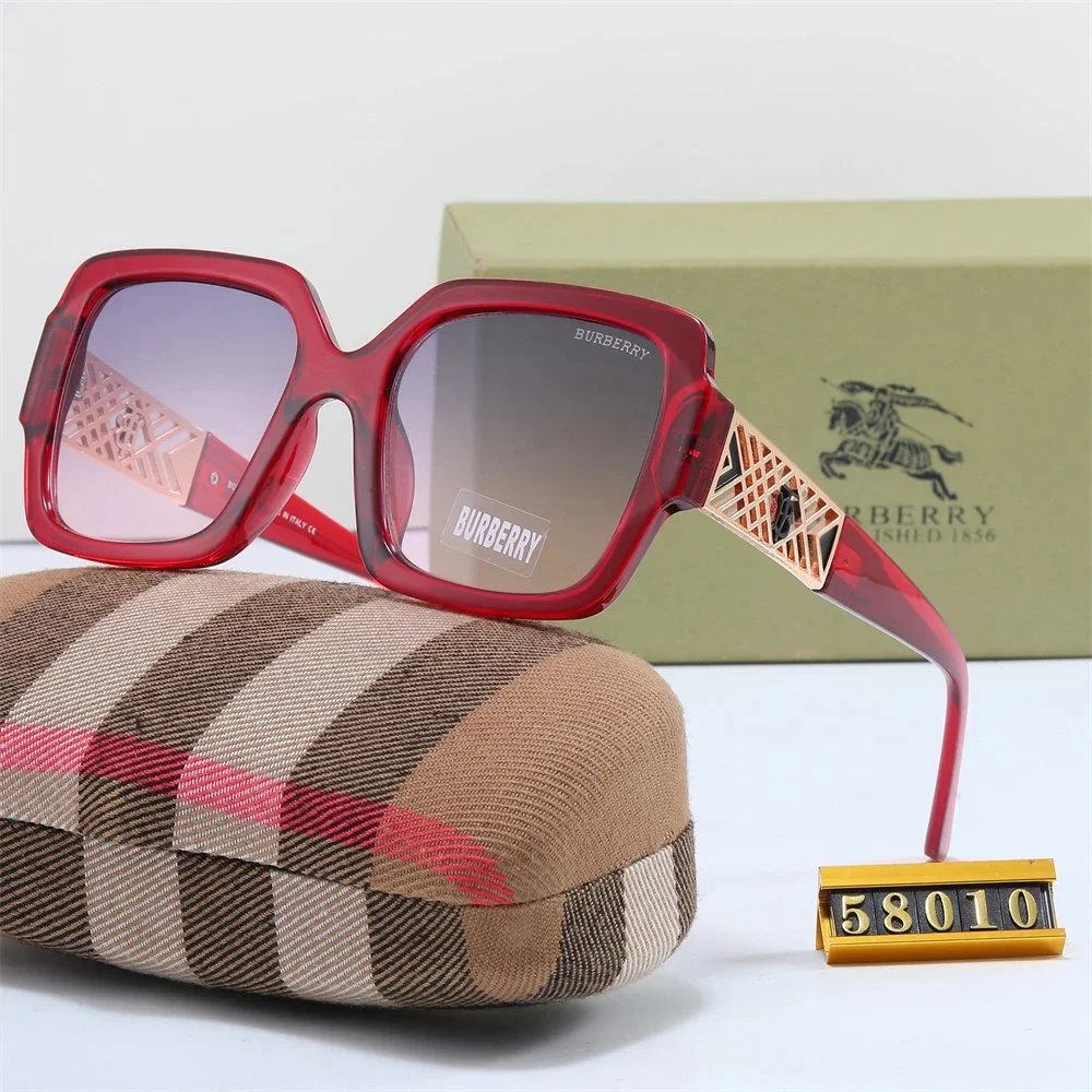Burberry Square Frame Brown Gradient Sunglasses - 8