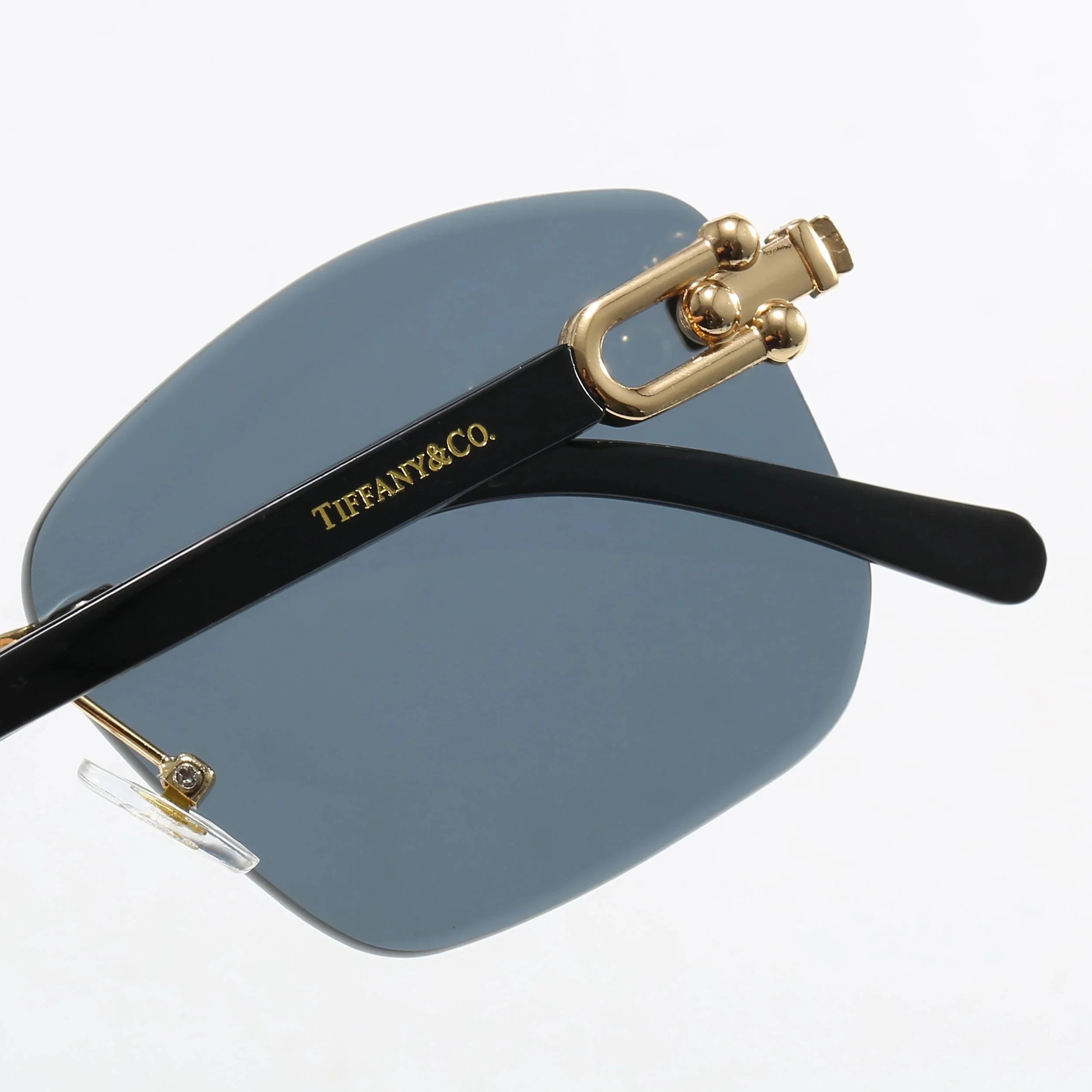 Tiffany & Co. HardWear Rimless Gradient Brown Sunglasses - 4